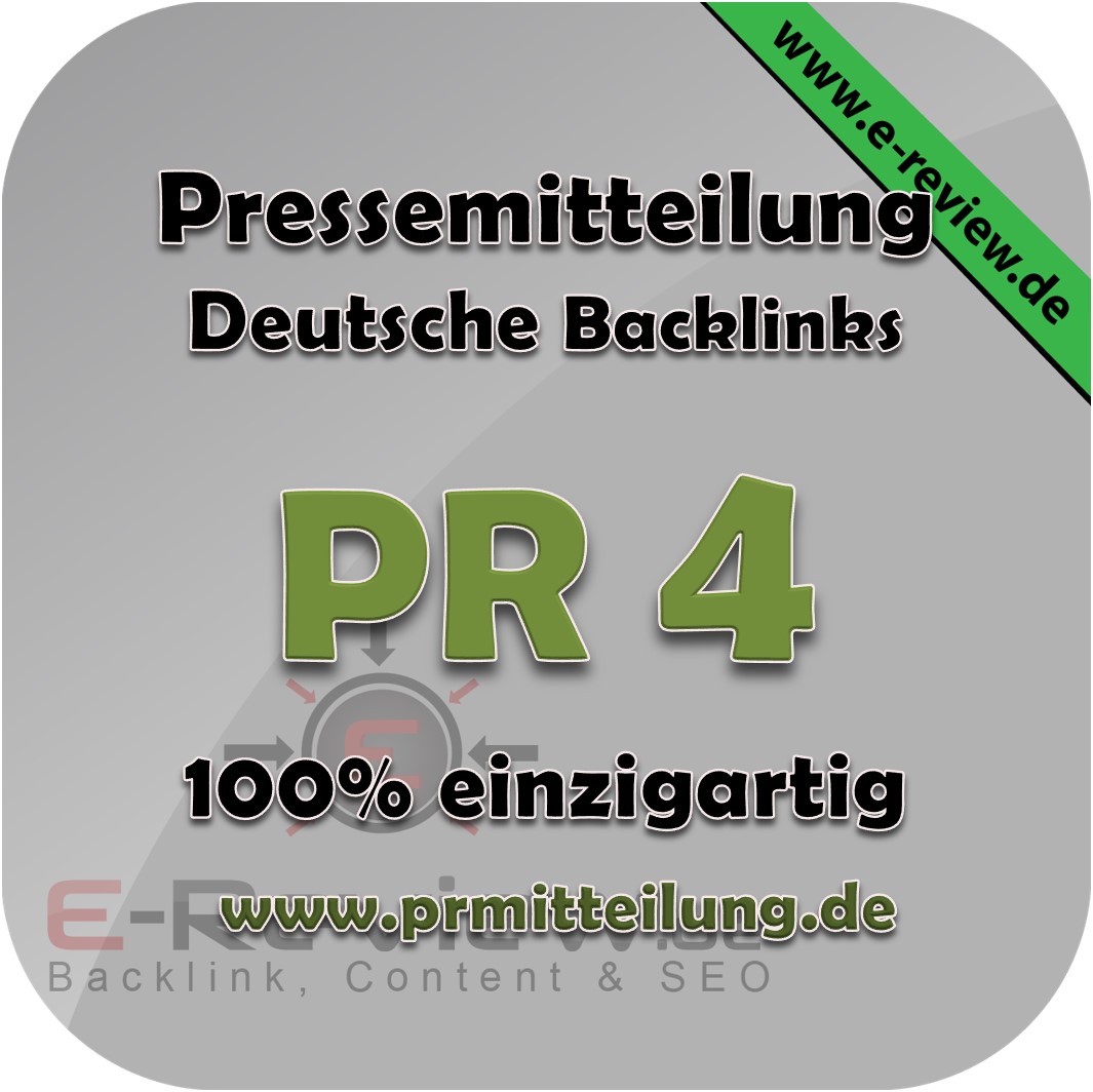 PR 4 Pressemitteilung